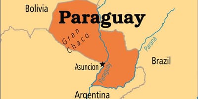 Fővárosa Paraguay térkép