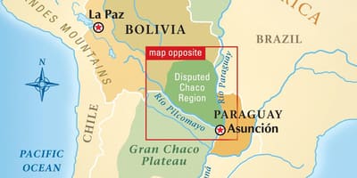 Térkép rio Paraguay