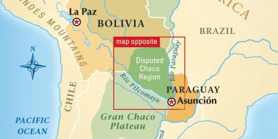 Térkép rio Paraguay